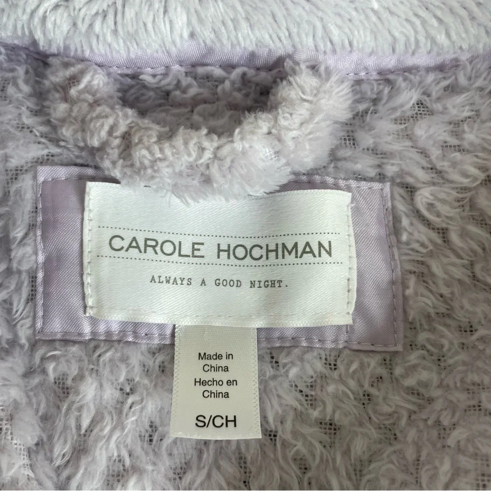 Carol Hochman Women's Plush Lavender Wrap Robe - Picture 3 of 6